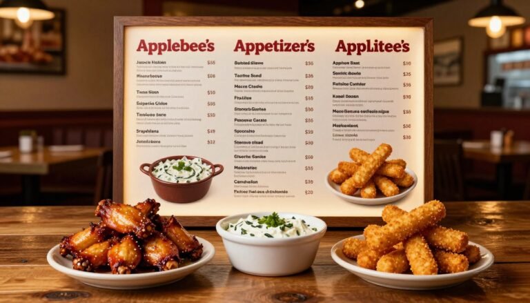 Applebee’s Appetizers Menu