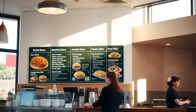 Subway breakfast menu