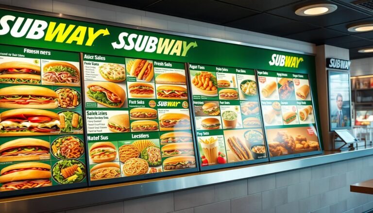 Subway full menu