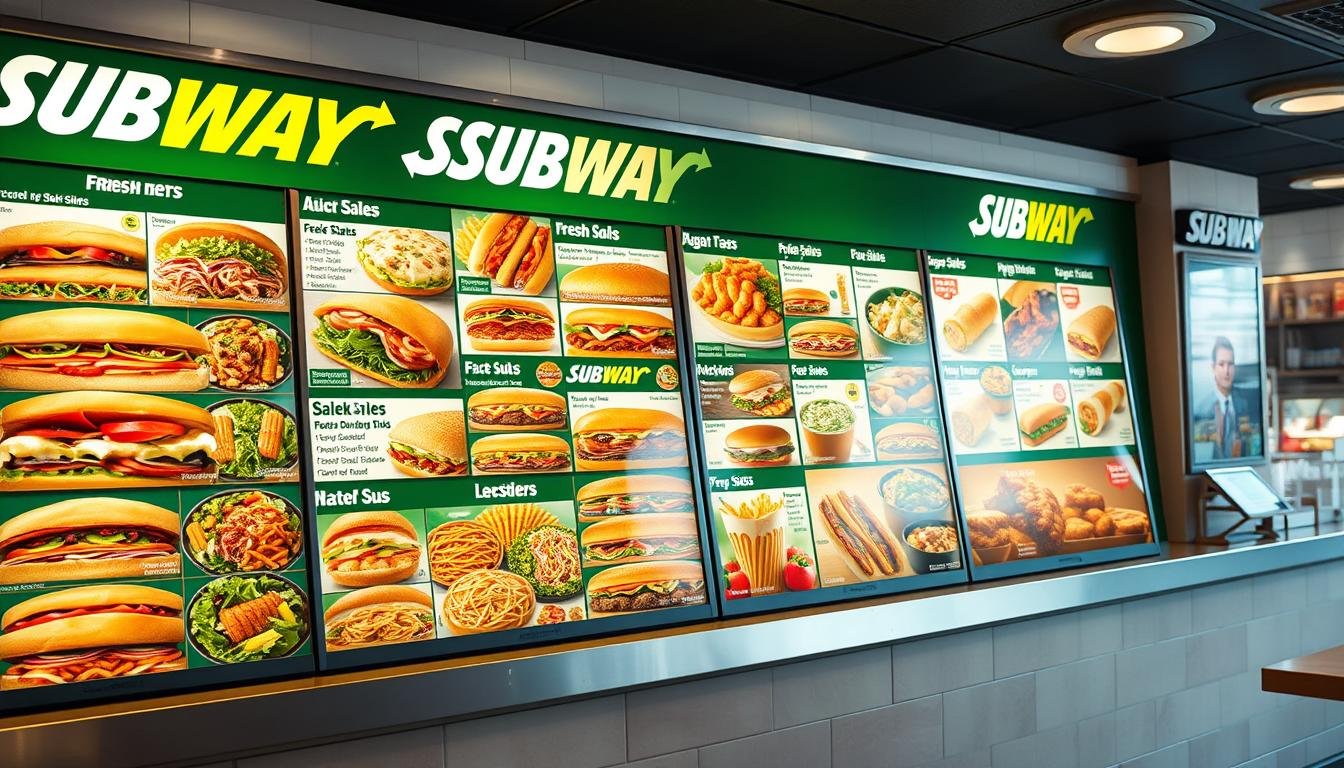 Subway full menu