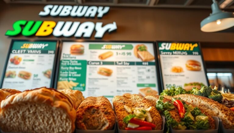 Subway offers menu