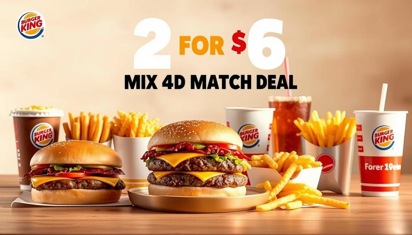 burger king 2 for 6 mix and match