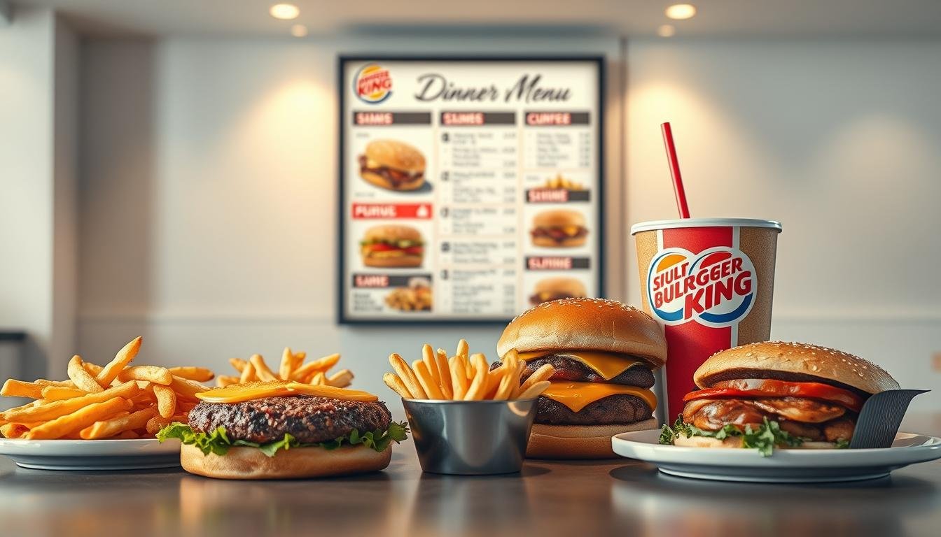 burger king dinner menu