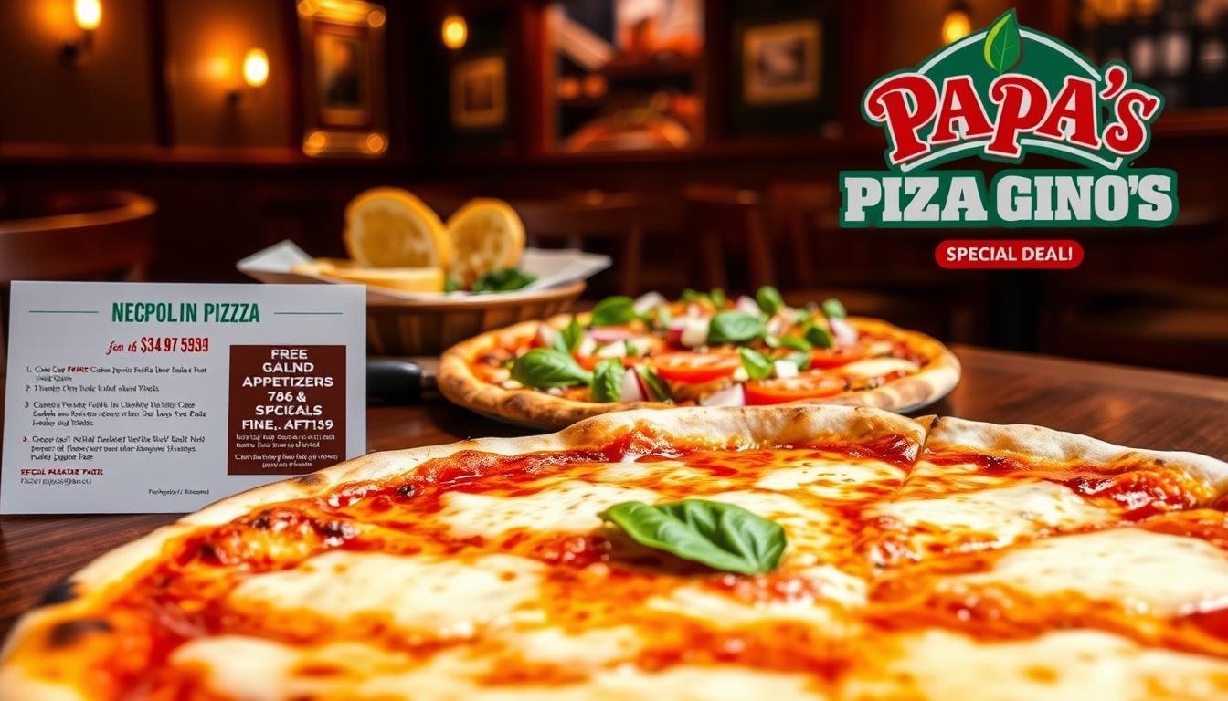 papa gino's pizza menu